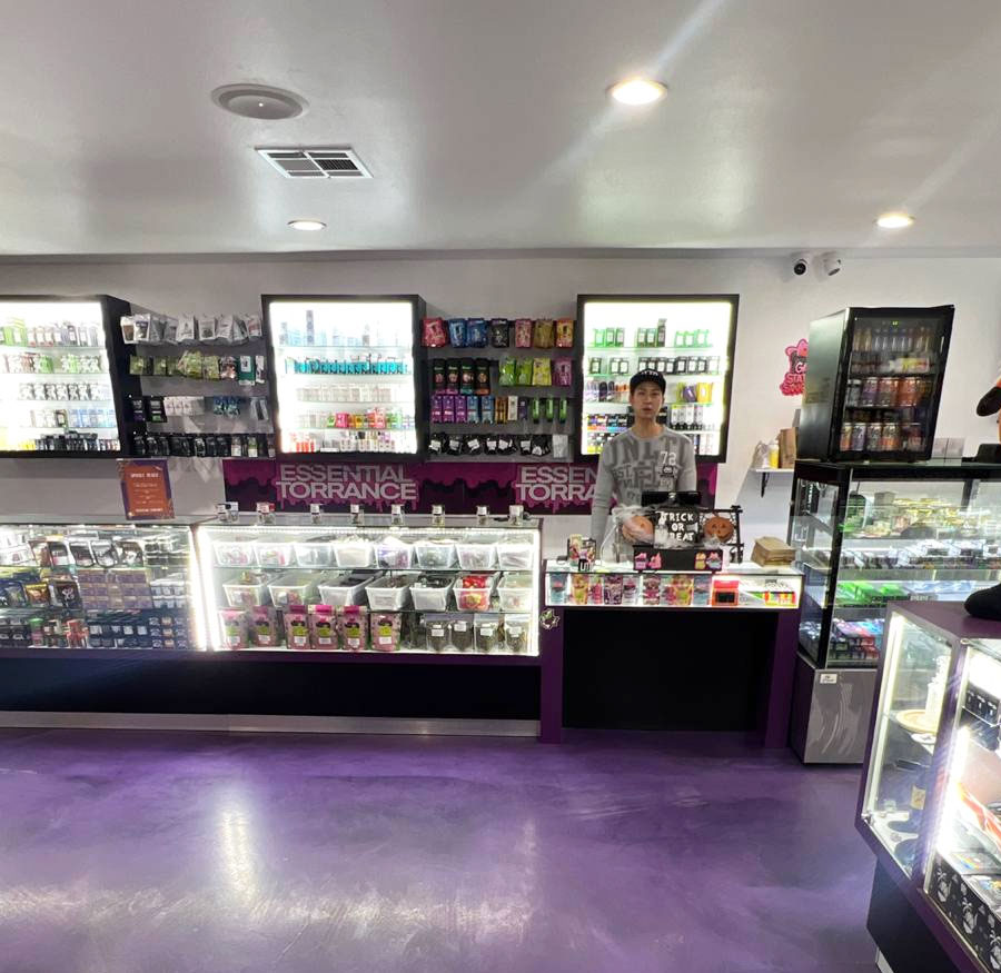 inside of essential torrance dispensary